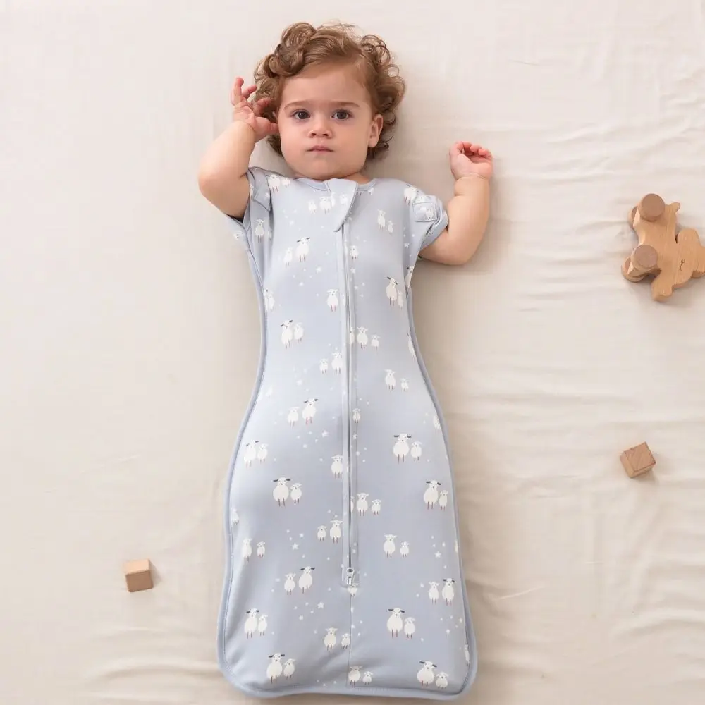 

Cotton Baby Sleeping Bags Cartoon Anti-startle Jump Newborn Swaddle Blanket Surrender Style Soft Anti-shock Sleepsacks