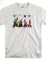 Marvel Avenger Christmas Superhero T-shirt Hoodie Tote Bag Tshirt S-M-L-XL-XXL-3XL-4XL-5XL Gildan Oversized Men Women Unisex A21