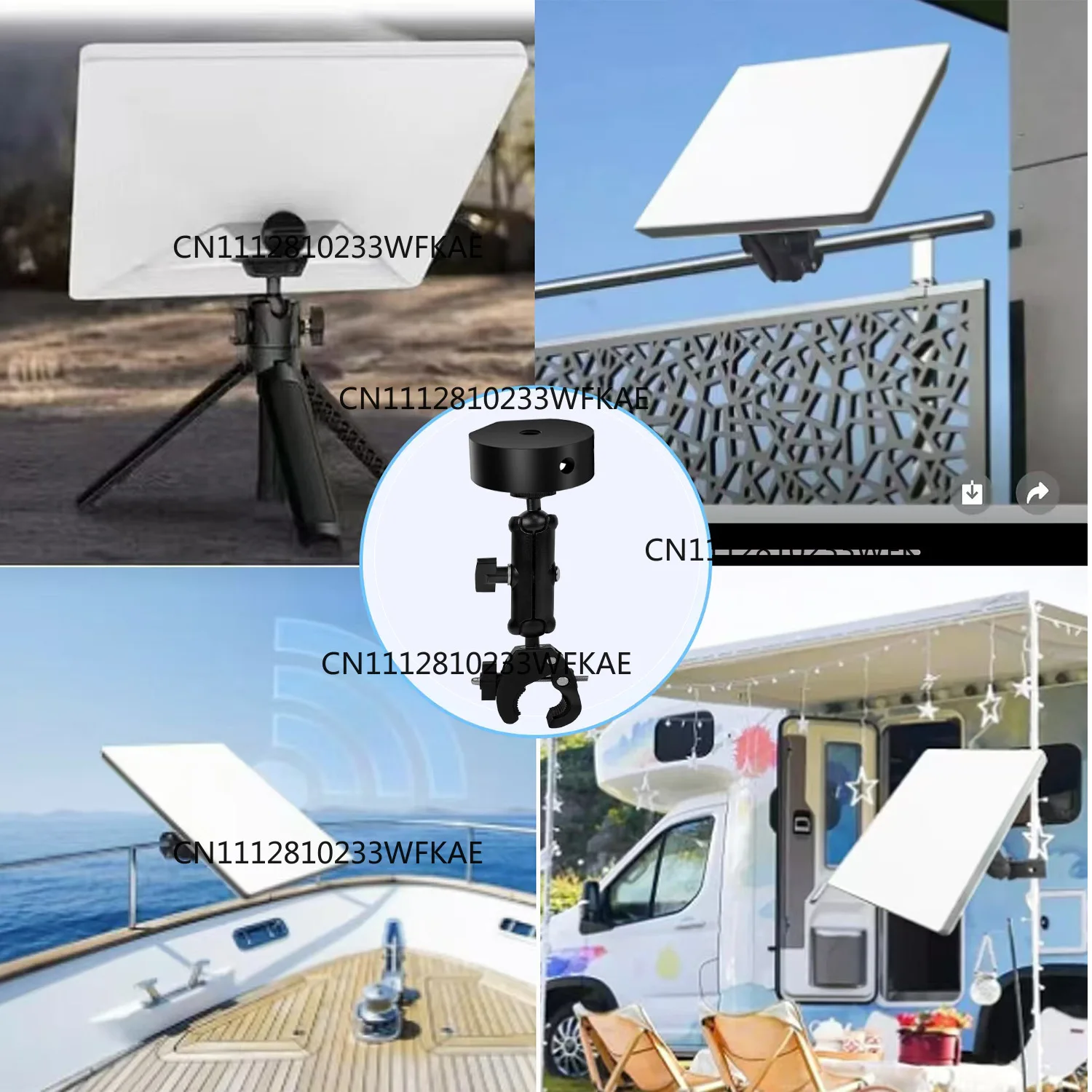 New product high quality, RV bracket aluminum alloy is a strong clip, MINI accessories factory