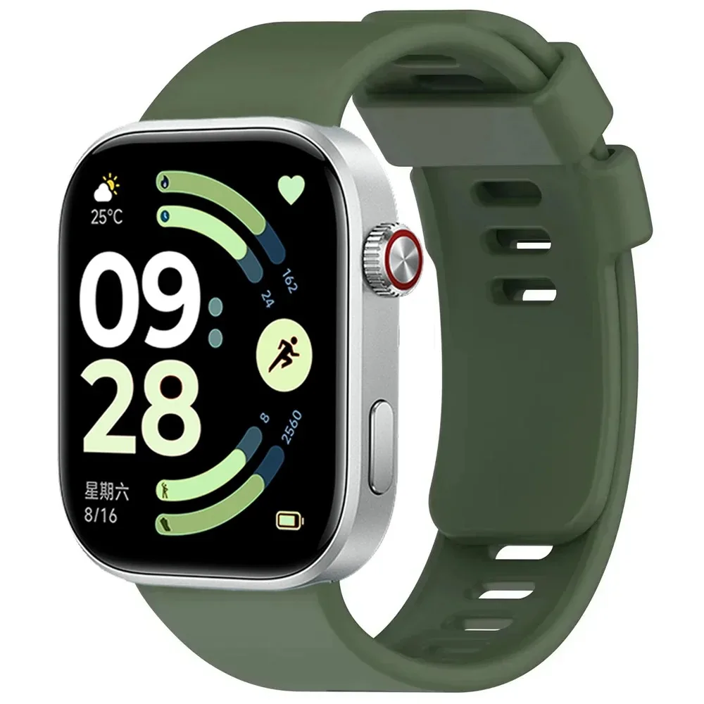 حزام سيليكون لساعة Redmi 6 5 4 سوار معصم قابل للاستبدال لساعة Xiaomi Band 9 Pro/8 Pro سوار مريح Correa #6