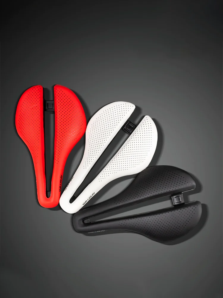 AliExpress WALGUN Hollow Bicycle Saddle PU Waterproof Aerodynamic Comfort Bike Saddle Shock Absorb Cycling Seat MTB Road Bike Accessories