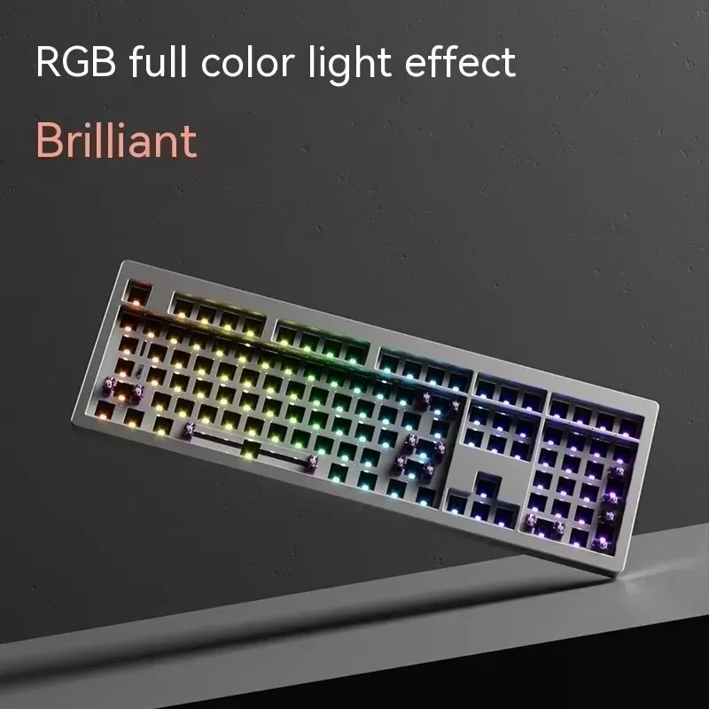 Monsgeek M5W Mechanical Keyboard Kit Tri-Mode Wireless Bluetooth RGB Customization Aluminum Alloy Gaming Keyboard Various Styles