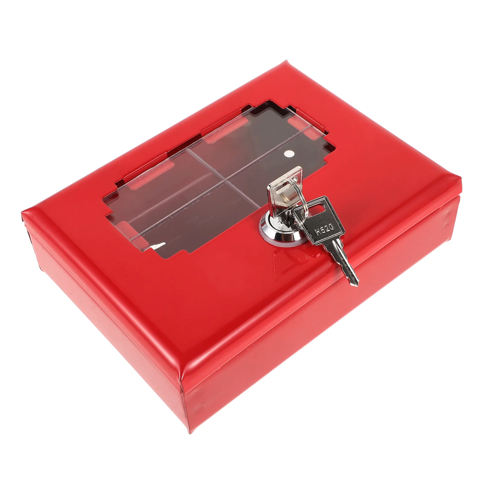

Wall Door and Window Emergency Key Box Fire Extinguisher Cabinet Security Lock Red Office