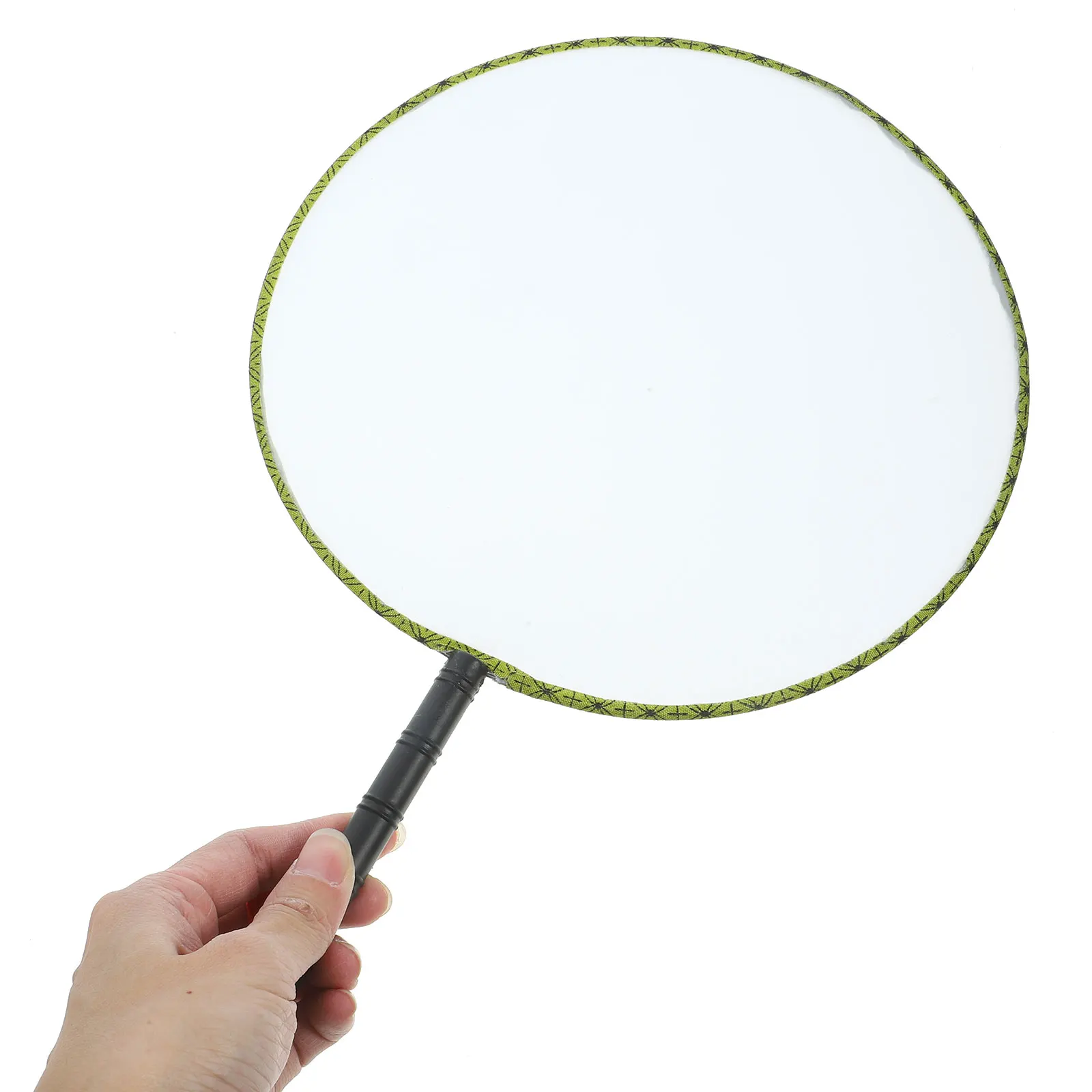 

4Pcs Doodle Painting Fan Blank Spun Silk DIY Handmade Kids Art Craft Activity Set 24Cm Children Drawing Accessory Gift