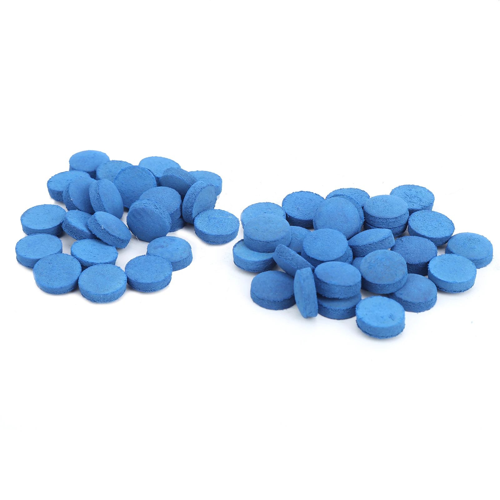 

PU Leather Billiard Pool Cue Tips Pool Stick Replacement Accessory with Storage Box Billiards Cue Tip Replacement