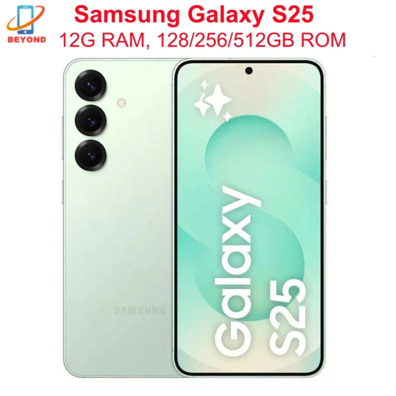 سامسونج جالاكسي S25 5G S931U S931U1 6.2 "AMOLED ROM 128/256/512GB RAM 12GB Snapdragon NFC الأصلي أندرويد AI الهاتف الخليوي