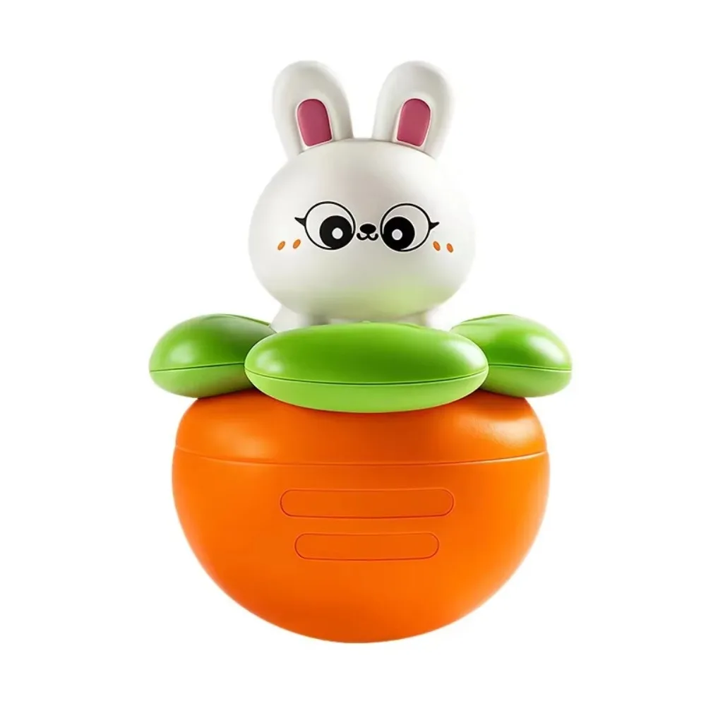 

Cute Crafts Rabbit Carrot Tumbler Doll Handmade Collection Baby Swing Toy Mini Toy Doll Rabbit Tumbler Toy Birthday