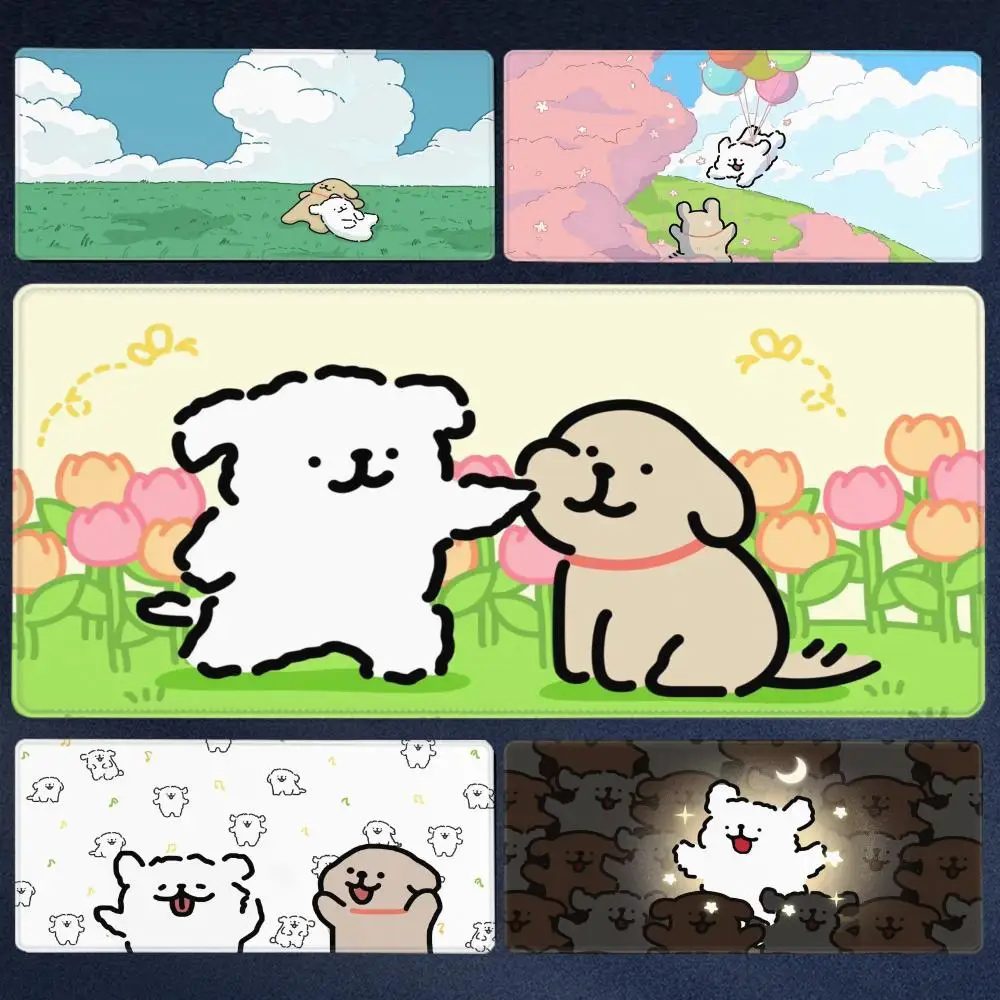 Korea Maltese puppy cute dog Mousepad Computer Laptop Gamer Pad PC Gaming Accessories Desk Mats