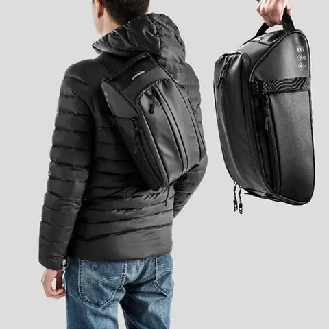 Reflekterande cykelpakethållarväska 8L kapacitet Förbättrar synligheten Vattentålig Oxfordtyg PU-läder cykelbagageväska 10 best sales cykel bakväska - №5