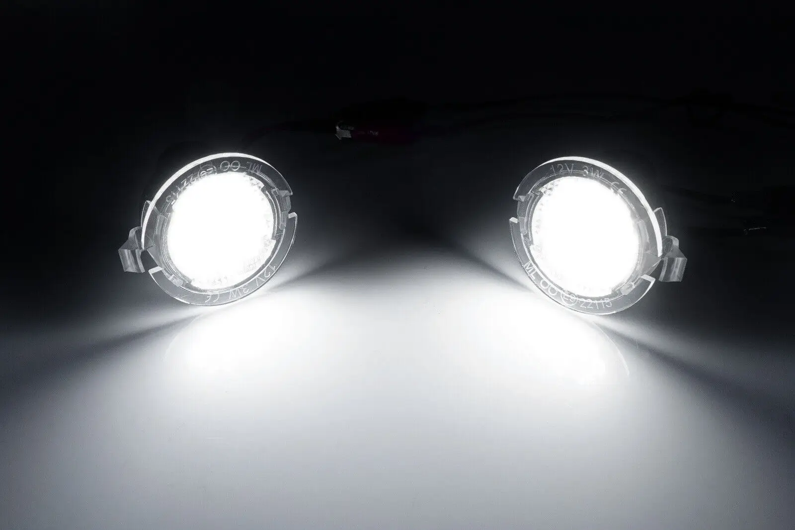 1Pair Car Light LED Side Under Mirror Puddle Light For Ford Mondeo V Fusion Ranger Expedition Side Mirror Puddle Light LED Lamp view 4