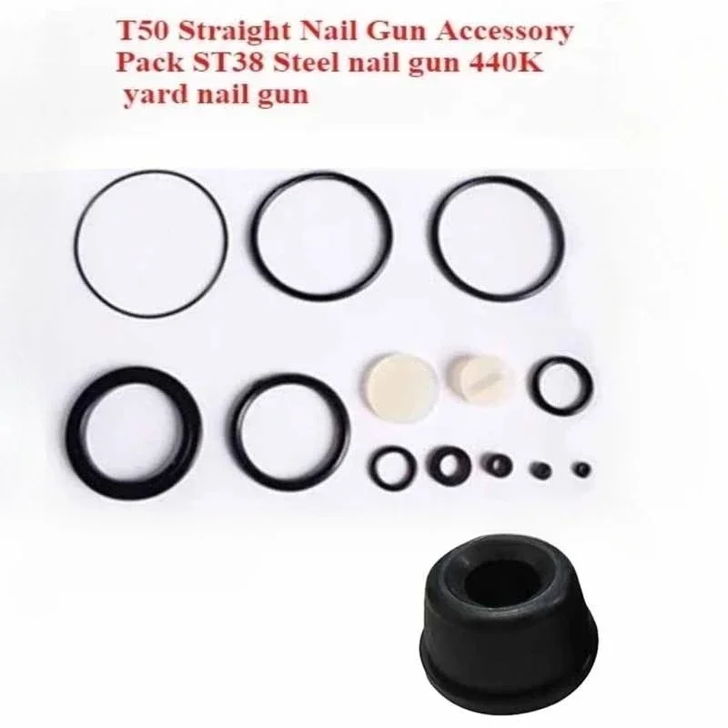 T50 F-3232 ST64 F30 Straight Steel Nail Pneumatic Air Stapler Nail Gun Repair Spare Parts Tools Accessories Kits ForBuffer Pad