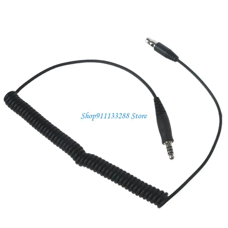 G88D U174 Plug to Mini XLR5 Adapter Universal Extension Cable Aux Cord Durable