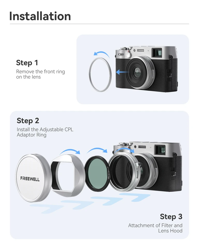 新品未開封　FREEWELL 富士X100VL L型ブラケット Amazon | Freewell プレミアム木製Lブラケットハンドヘルドグリップ