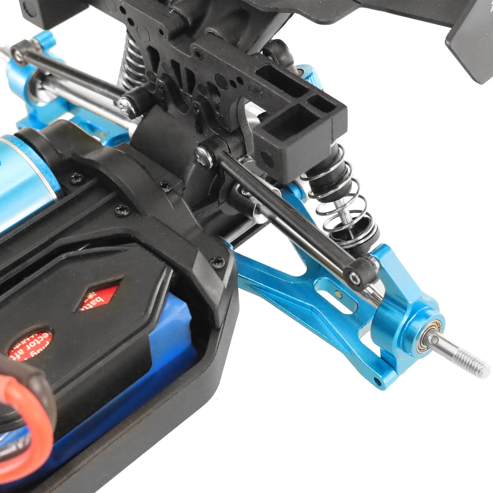 金属アップグレードフロント & リアスイングアーム BaseC ステアリングカップベアリング付き WLtoys 1/18 184008 A959 A969 A979 184011 Rc カー部品