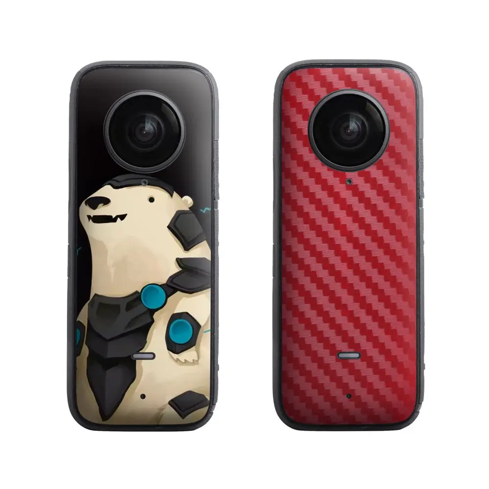 Cartoon Sticker for Insta360 ONE X2 Scratch-Resistant Camera PVC Water-proof Protective Film for Insta 360 ONE X2 Accessories