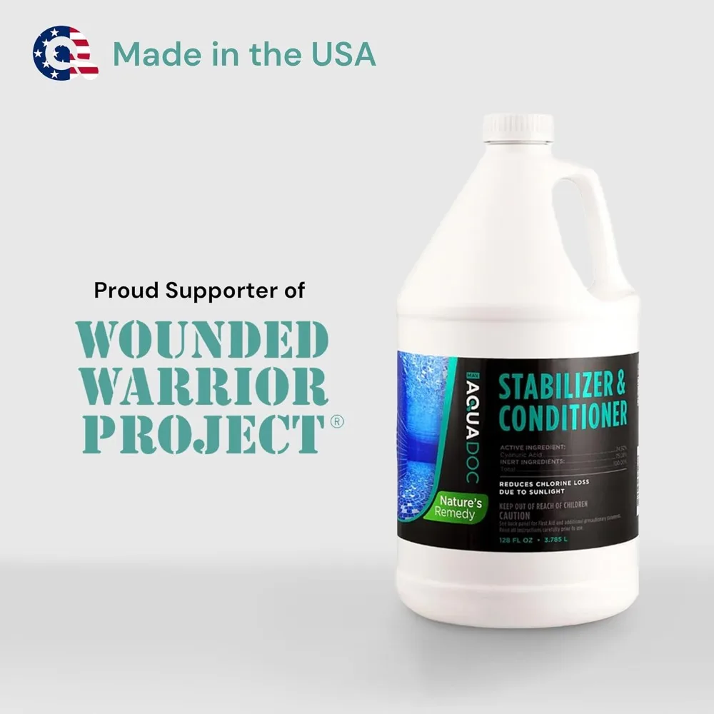 

Pool Stabilizer and Conditioner for Swimming Pools - Maximum Strength Swimming Pool Conditioner and Cyanuric Acid for Pools