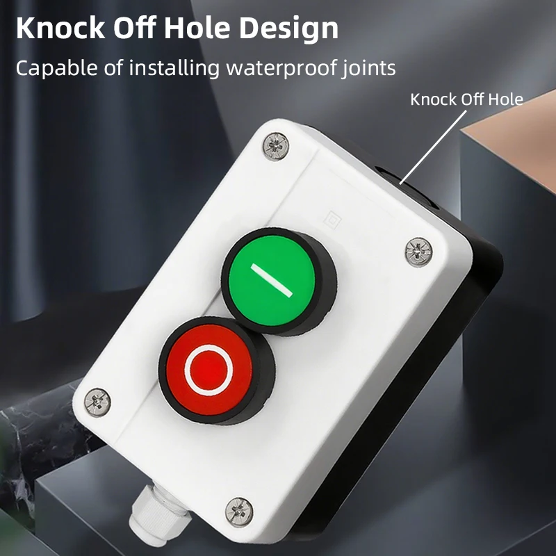 دفع زر مربع التبديل رمز السهم يشير إلى بدء إيقاف الانتعاش إعادة تعيين مقاوم للماء إيقاف الطوارئ التحكم الصناعي المحمول