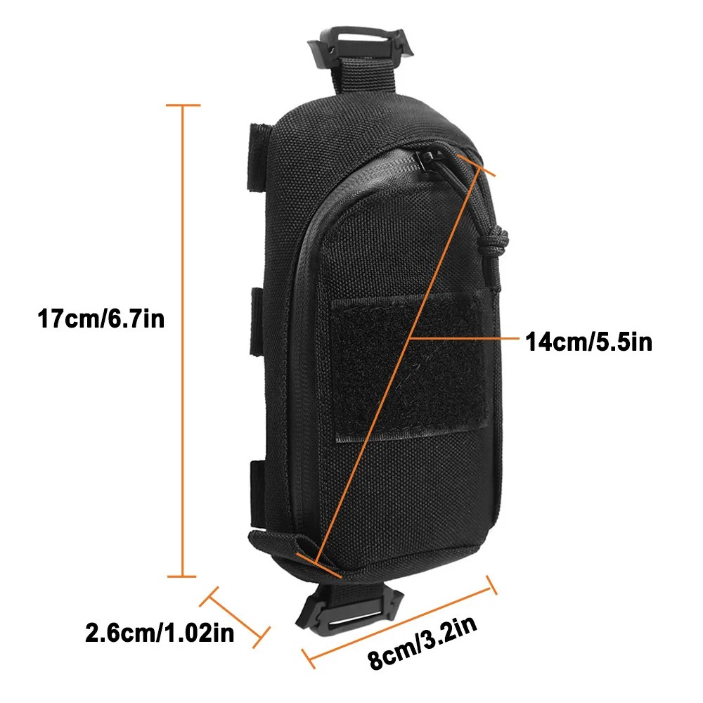 Borsa Tattica A Tracolla In Nylon 1000D – Porta Torcia E Attrezzatura EDC, Per Caccia E Outdoor (cachi)