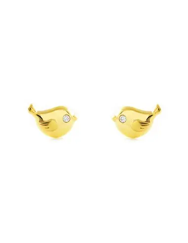 Earrings girl gold 9k rose gold