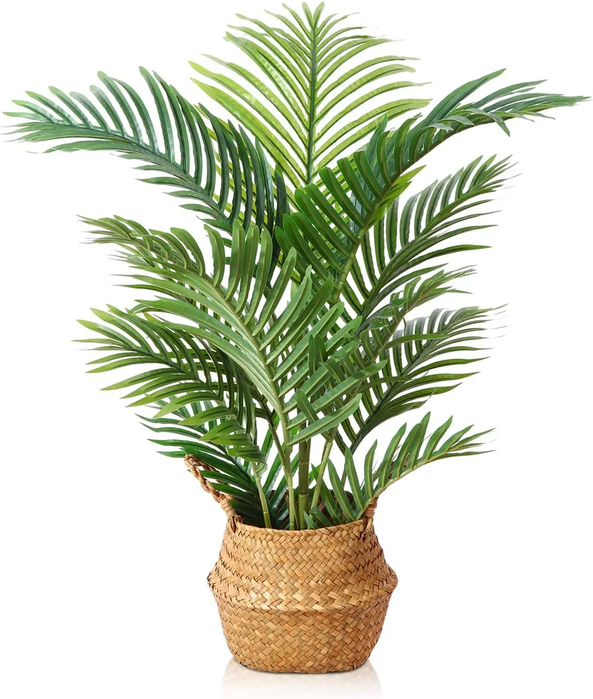 

Lomanto Fake Majesty Palm Plant 3Ft Artificial Plants For Home Decor Indoor Small Faux Trees In Pot Fake Tropical Plants For