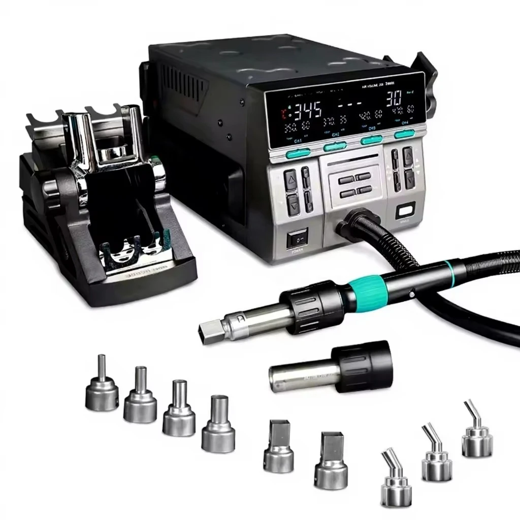 1300W Intelligent Digital Hot Air Gun BGA Desoldering Rework Station Mobile Phone Repair Tool