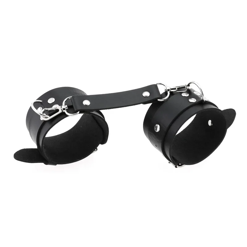 Punk Exaggerated Personality Non-Mainstream Bondage Handcuffs Goth Creative PU Leather Bracelet