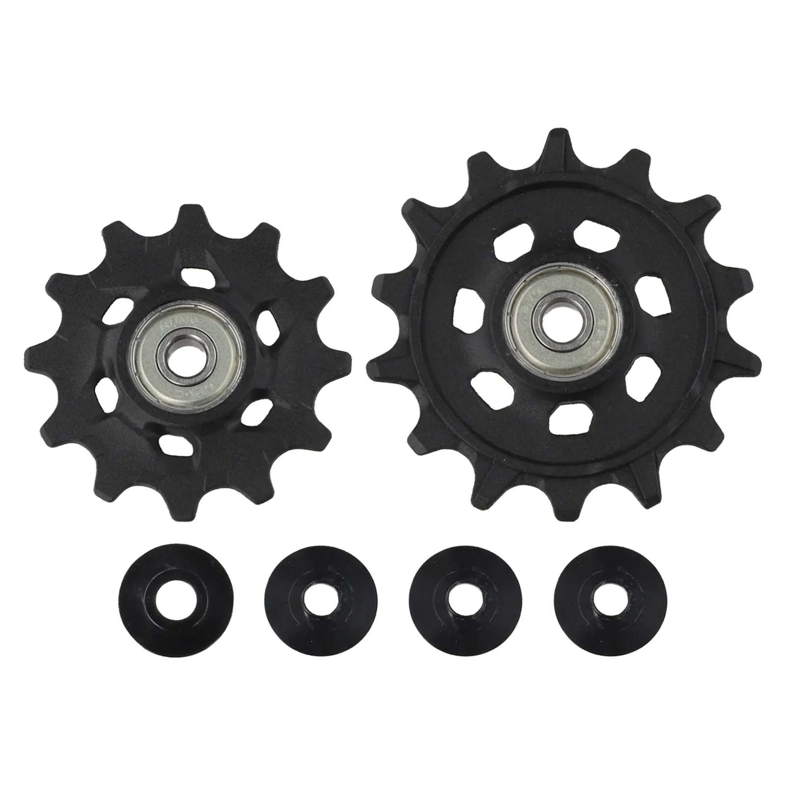 

12T + 14T велосипедный шкив заднего переключателя, направляющее колесо, набор шкивов заднего переключателя, комплект в сборе, аксессуар для заднего шкива велосипеда