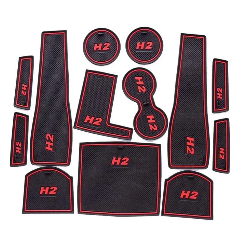 

Car Gate Slot Pad Door Groove Mat Cup Armrest Storage Anti-Slip Mat For Great Wall Hover Haval H2 2014 2015 2016