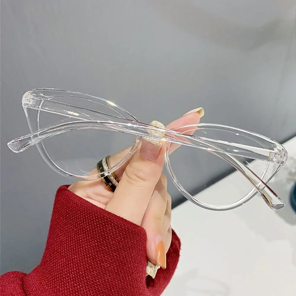 نظارات شفافة ليوبارد نظارات مستديرة رؤية الرعاية نظارات الكمبيوتر للنساء