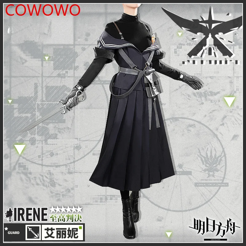 COWOWO Arknights Irene Cosplay Costume Cos Game Anime Party Uniform Hallowen Play Role Clothes Clothing