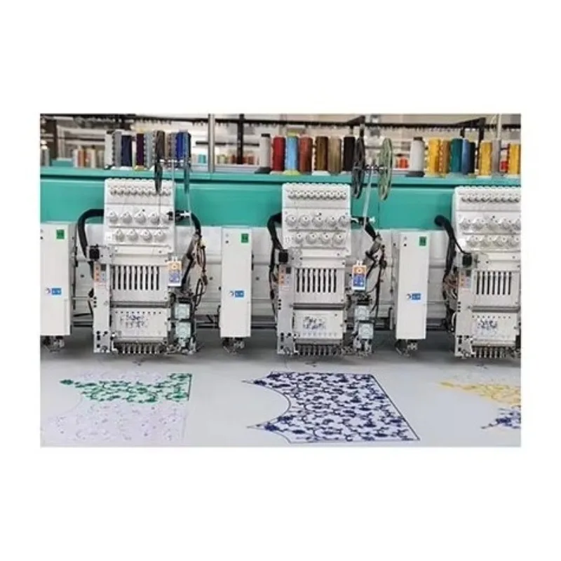 Automatic Multi Head Embroidery Equipment Computerized Machine for Fashion Apparel and Logo Embroidery