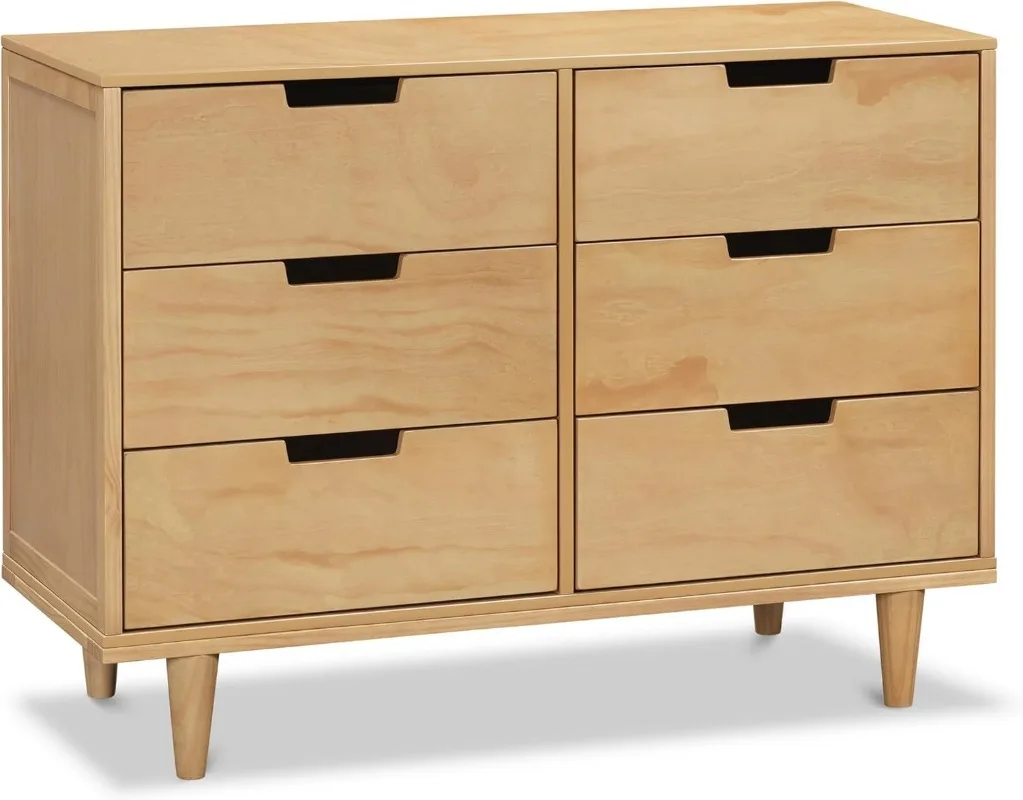 Marley 6-Drawer Double Dresser in Honey