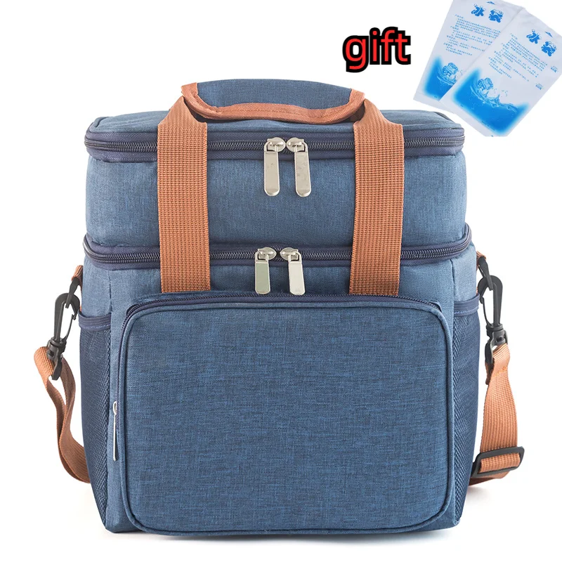 Insulated Thermal Cooler Bag beer Lunch bag Foods Drink Storage  Leakproof Picnic Camping Bags Outdoor Cooler Box beach Portable