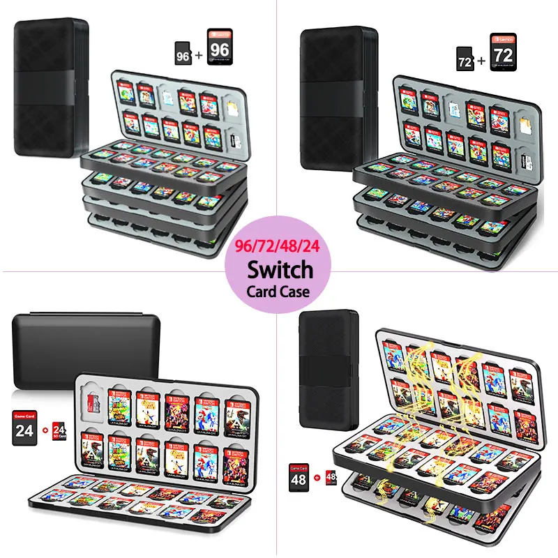 NEW 96/72/48 In 1 Switch Game Card Storage Case For Nintendo Switch/Swtich OLED Protective Cards Game Cards accessories