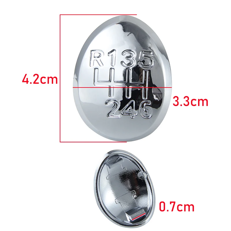 Car Styling Gear Stick Shift Knob Head Cap Emblem Badge Cover For Mazda 3 5 6 XEDOS CA Premacy 323 626 GE Premacy CP MPV LW