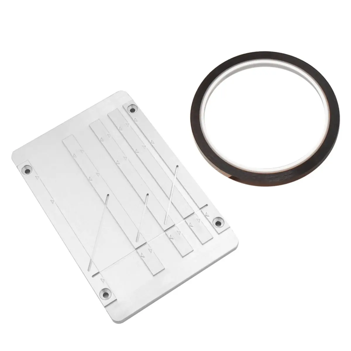 New Electronics Splicing Tape Set Tape Splicing Block Kit for Revoxsonido 1in 1/2in 1/4in 1/8in 10in Reel to Reel Magnetic Tapes