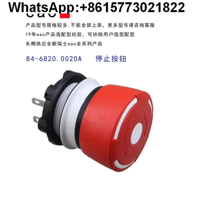 

84-6820.0020A Stop button switch eao original