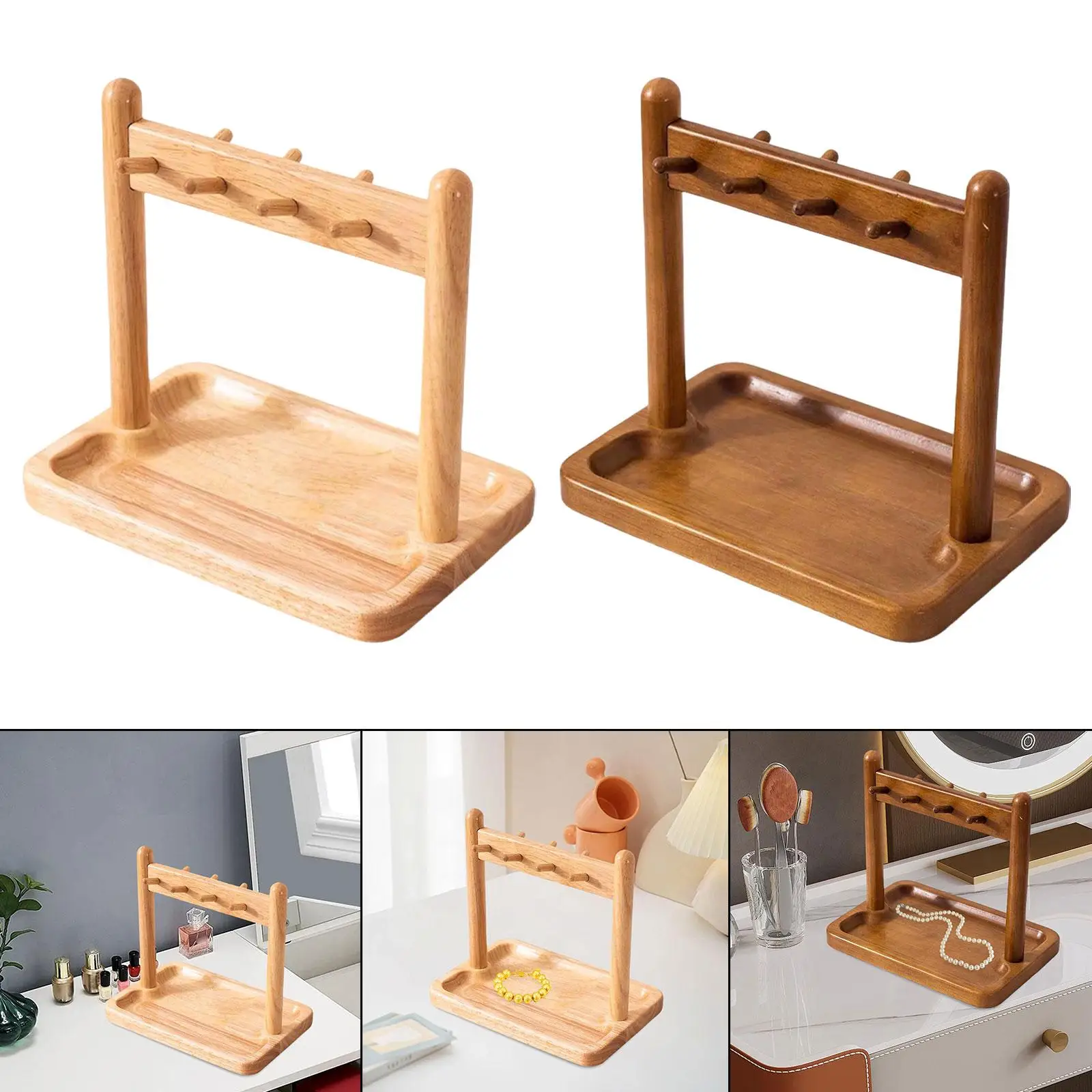 

Desktop Key Holder Nordic Jewelry Organizer Stand for Home Entrance Tabletop