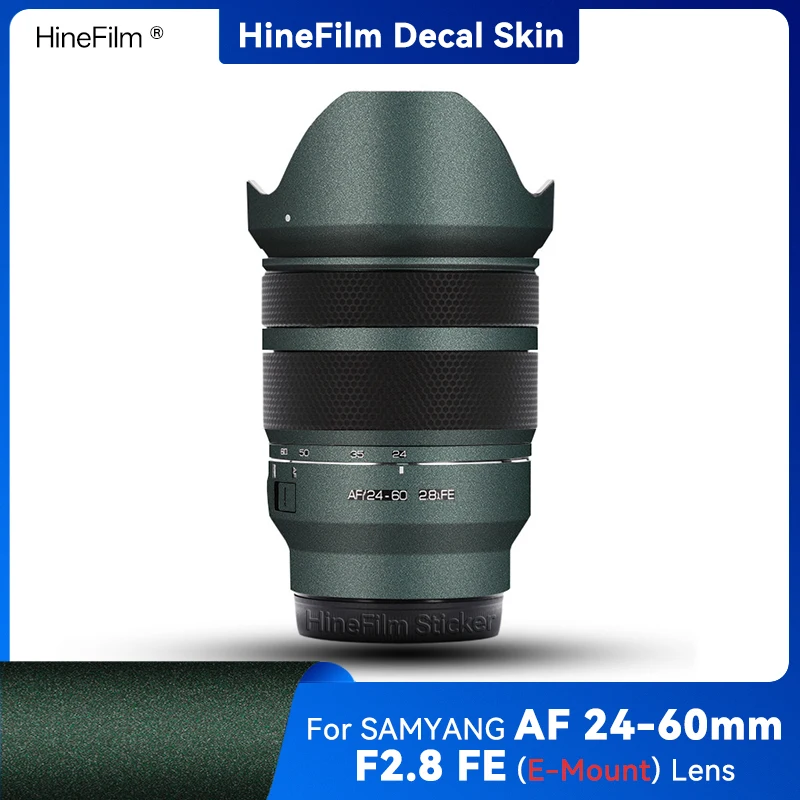 Skin Protector Hinefilm para Lente Samyang AF 24-60mm F2.8 para Montura Sony FE, Adhesivo para Lente 24-60, Protector de Lente 24-60 F2.8, Skin Wrap 2460