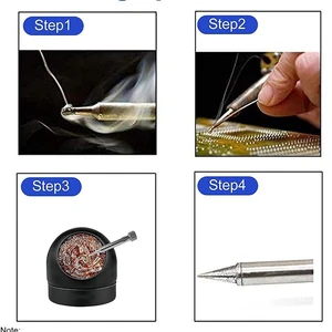 Lehimleme Lehim Demir İpucu Temizleyici İpucu Kaynak Temizleme Süngeri, Tel, Pirinç Tutucu Seti, Tutucu, Siyah-Suya Gerek Yok 9 pirinç kaynağında en çok satılan ürünler-no. 8