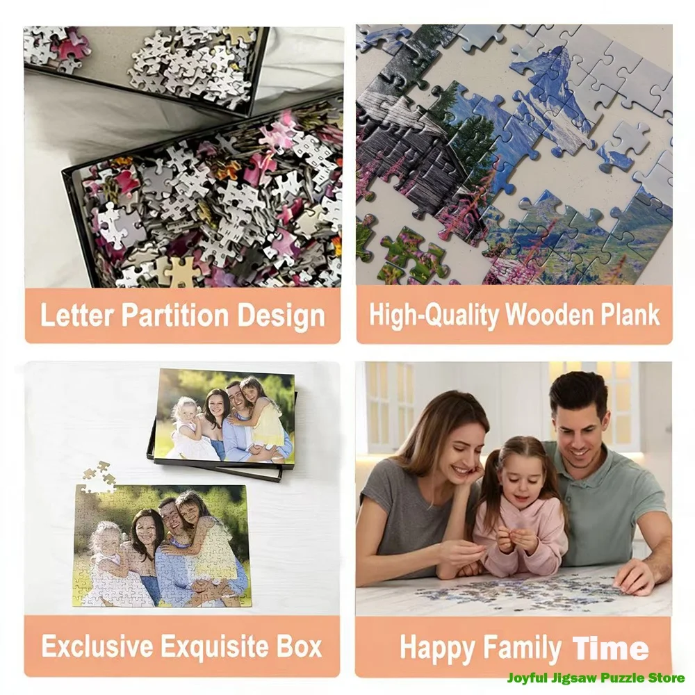 Retro Style Jigsaw Puzzle Stress Relief Educational Toys Entertainment Gift for Special Celebration Days