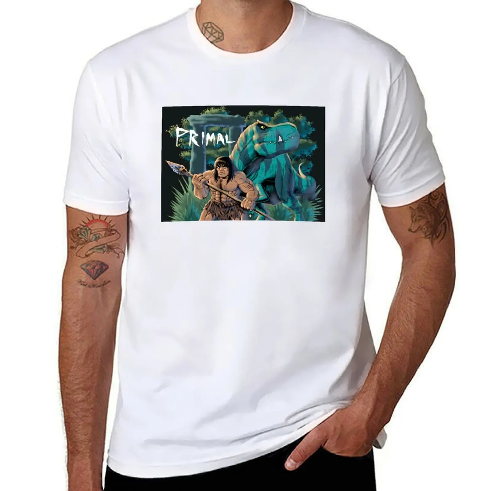 

Spear Fang Fanart T-Shirt printed t shirts for man anime t shirts for man T-Shirt