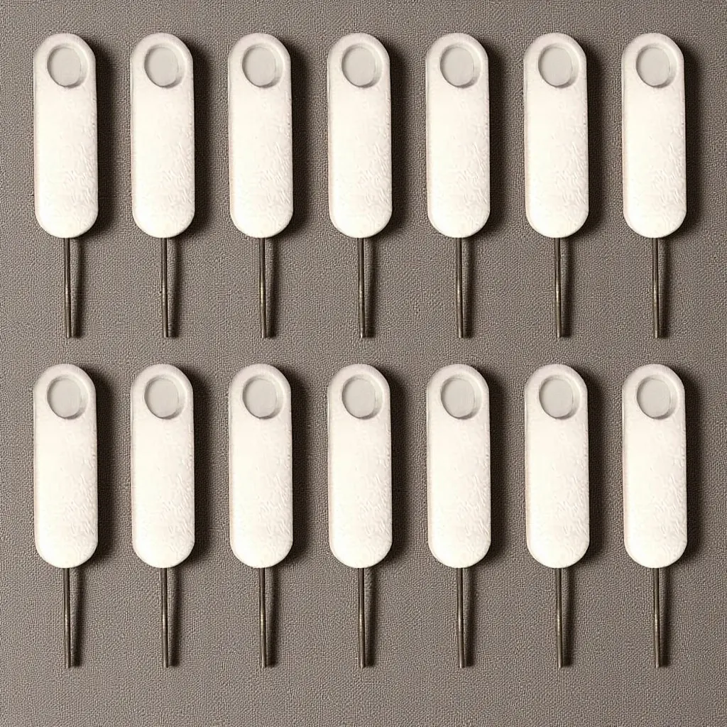20pcs SIM Card Reader Metal Phone Extractor Ejector Pin Tools Cell Tray Remover Durable ABS Steel Smartphones Accessories