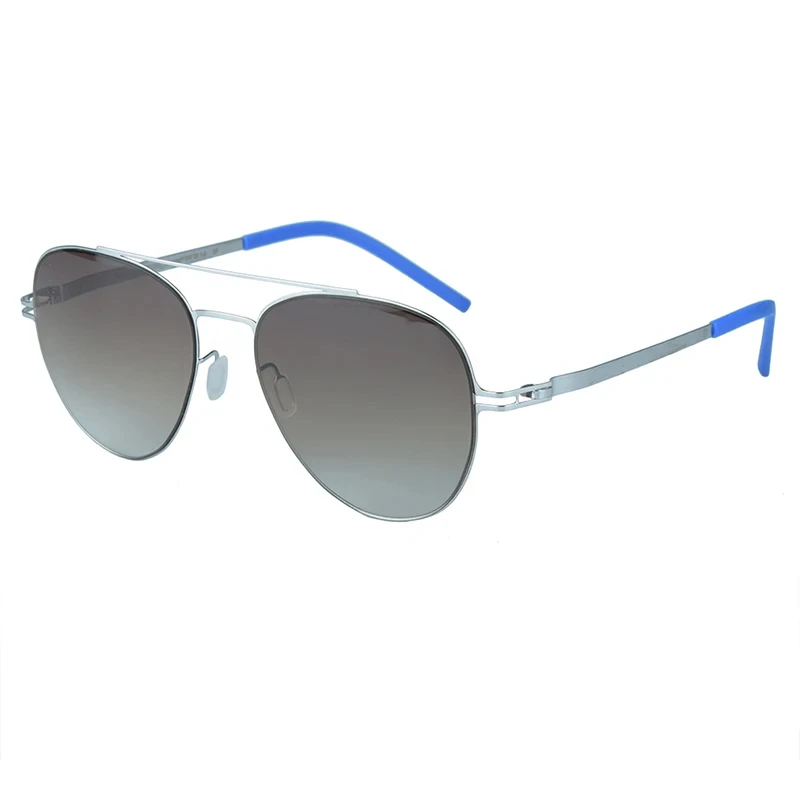 Gafas de sol ultraligeras de gran tamaño para hombre y mujer, lentes de sol de piloto ovaladas sin tornillo, polarizadas, protección Uv, novedad de 2024