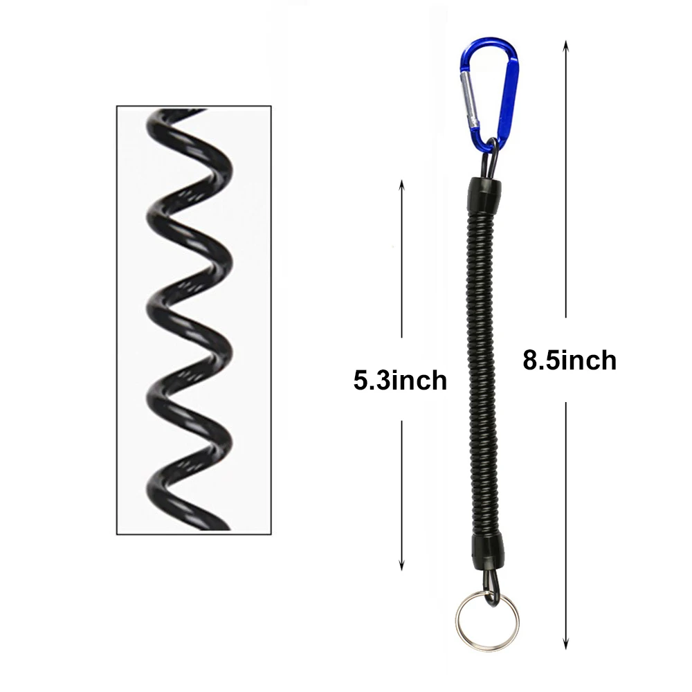Cordones retención con mosquetón para cañas de pescar - imagen 4