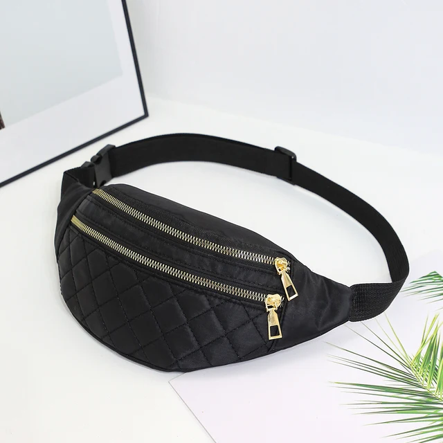 Damska torba na talię Fanny Pack Torby na klatkę piersiową Torba na biodra Damska torba podróżna na pasek Torba na pieniądze Torba na klatkę piersiową Kieszeń na pasek