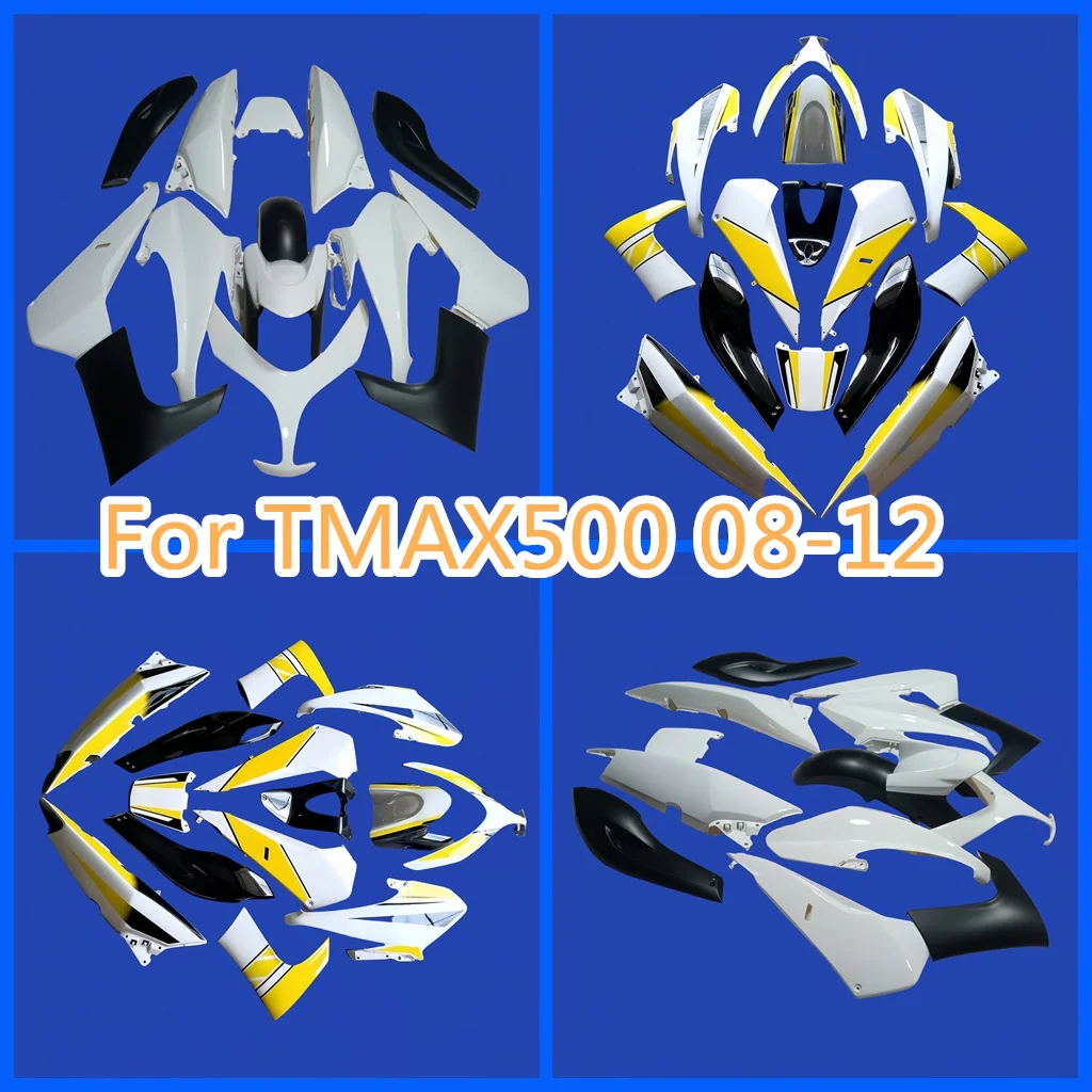 

For YAMAHA T-MAX500 08 09 10 11 12 Injection Molded ABS Plastic TMAX 500 2008 2009 2010 2011 2012 Motorcycle Fairing Kit