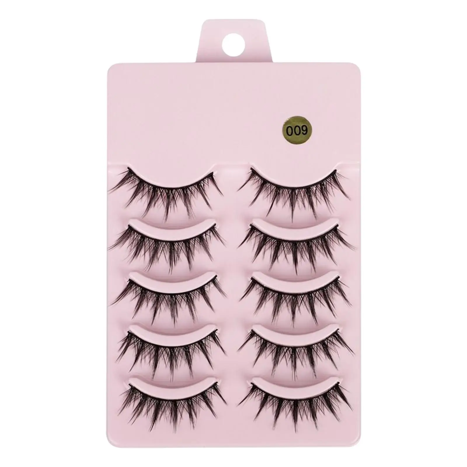 Manga False Eyelashes Faux Eyelash Pack 10x for Graduation Shows Cosplay