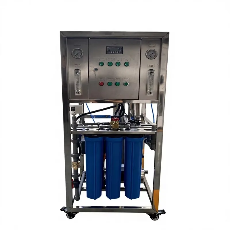 500L/H Small RO Water Treatment Plant Reverse Osmosis System with Huitong Membrane & Pump | 6-Stage Filtration | 220V