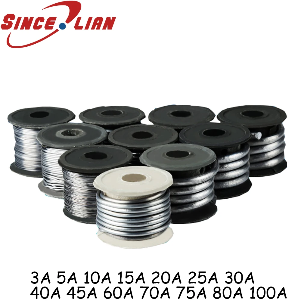 Insurance Lead Wire Large Volume National Standard Factory Fuse Wire 3A5A10A15A20A25A30A40A45A60 70 80 100A Fuse Wire Cable